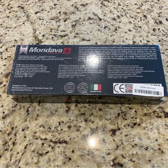 Mondava Professional Ceramic Tourmaline Hair Straightener Pulse NEW - Picture 3 of 7